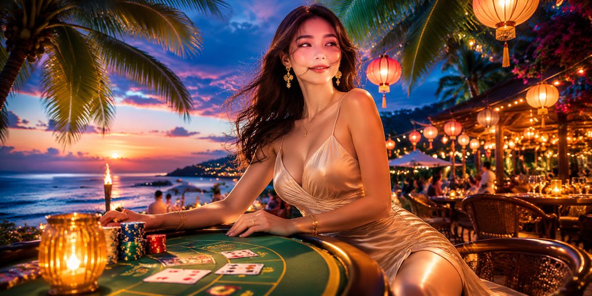 Người dùng Đà Nẵng theo dõi kèo bóng đá bên bờ biển buổi tối